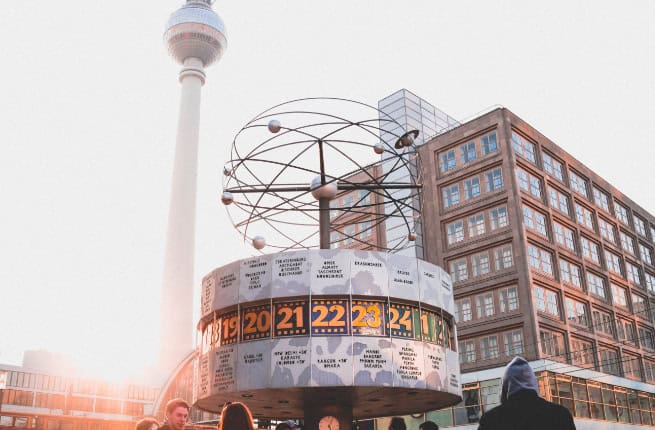 Street life at Alexanderplatz