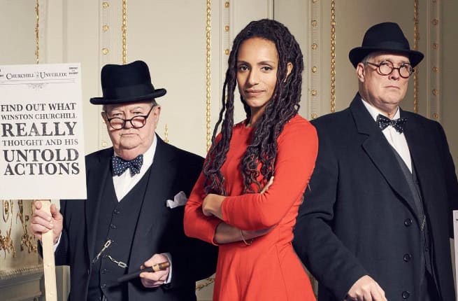 Black young women with old white man