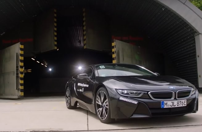 BMW leaving a bunker